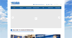Desktop Screenshot of akashainternational.com